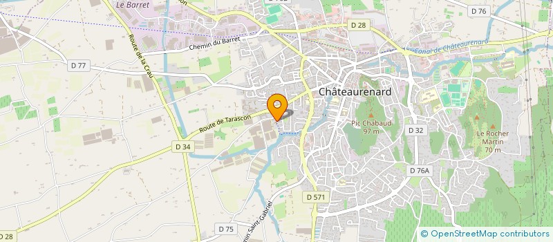 localisation de l'entreprise CLAS à CHATEAURENARD