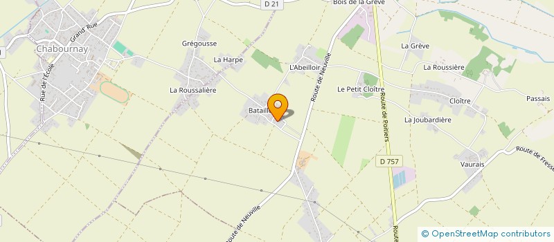 localisation de l'entreprise CLAS  SAINT-MARTIN-LA-PALLU