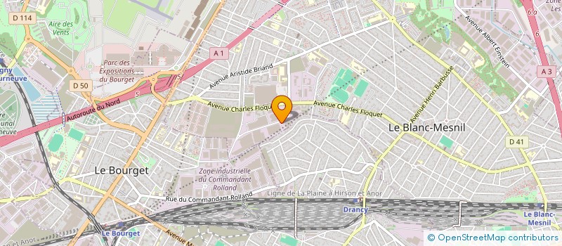localisation de l'entreprise CLAS BAT à LE BLANC-MESNIL