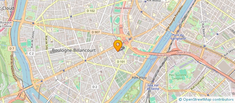 localisation de l'entreprise CLAS BEAUNIER à BOULOGNE-BILLANCOURT