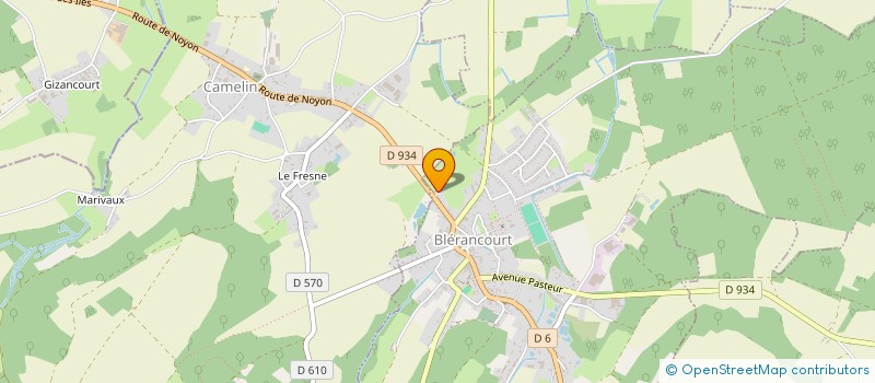 localisation de l'entreprise CLAS DIS à BLERANCOURT