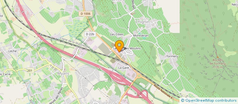 localisation de l'entreprise CLAS EQUIPEMENTS à CHIGNIN