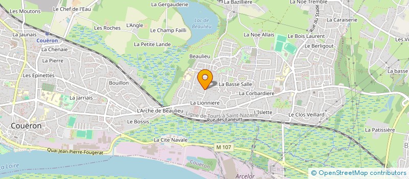 localisation de l'entreprise CLAS WINDOWS ID4  COUERON