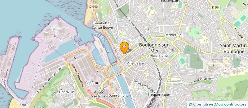 localisation de l'entreprise CLASAM  BOULOGNE-SUR-MER