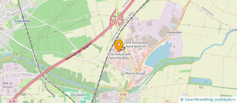 localisation de l'entreprise CLASEL à SELESTAT