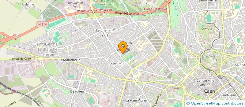 localisation de l'entreprise CLASH à CAEN