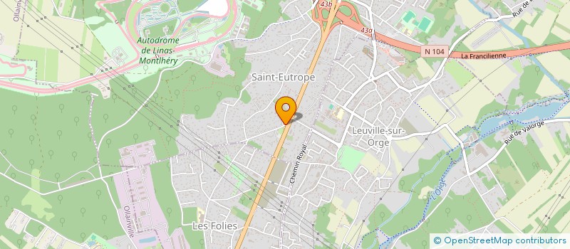 localisation de l'entreprise CLASS 360  LINAS