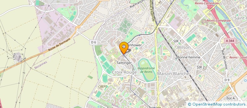 localisation de l'entreprise CLASS'A à REIMS
