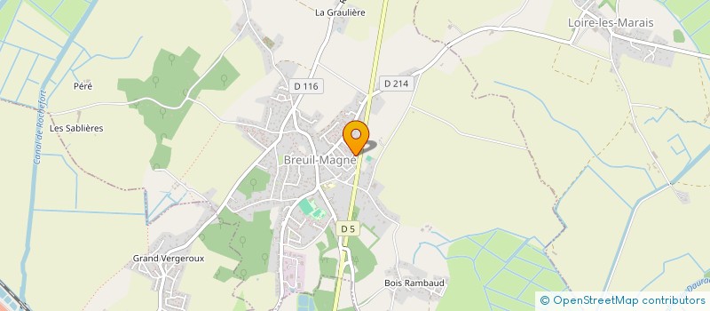 localisation de l'entreprise CLASS-AUTO-17  BREUIL-MAGNE