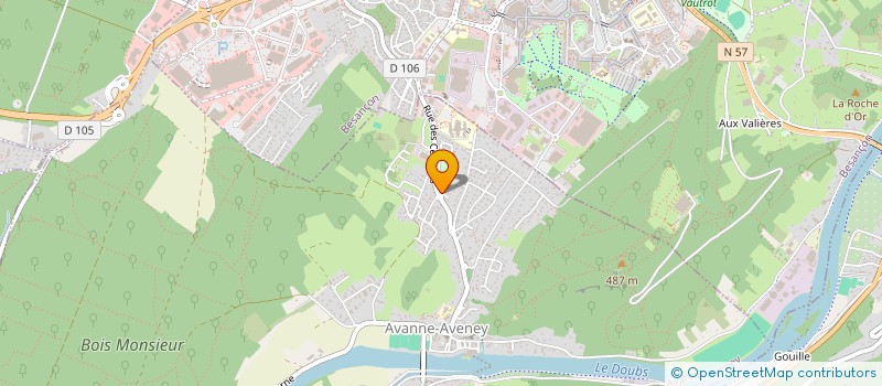 localisation de l'entreprise CLASS'AUTO 25  AVANNE-AVENEY