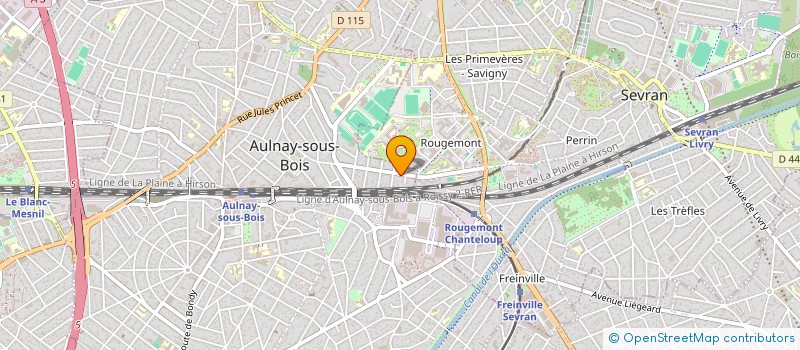 localisation de l'entreprise CLASS'AUTO à AULNAY-SOUS-BOIS
