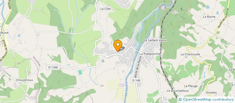 localisation de l'entreprise CLASS'BUSINESS  VOUTEZAC