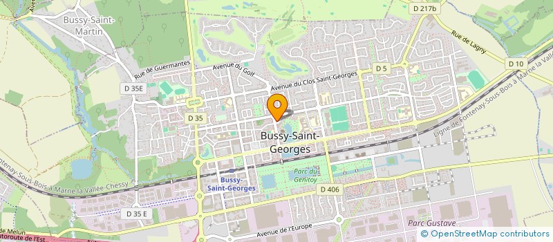 localisation de l'entreprise CLASS CAR  BUSSY-SAINT-GEORGES