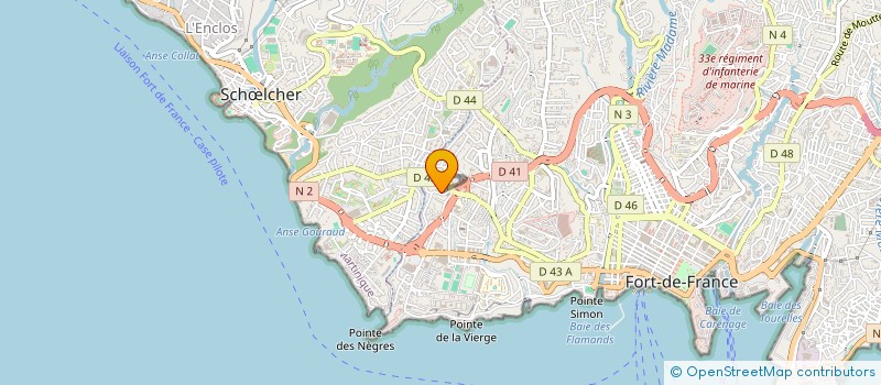 localisation de l'entreprise CLASS' COIFFURE à FORT DE FRANCE