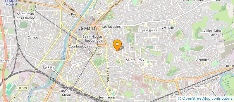 localisation de l'entreprise CLASS COIFFURE  LE MANS