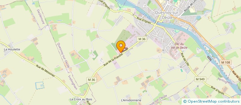 localisation de l'entreprise CLASS CONTROLE  QUESNOY-SUR-DEULE