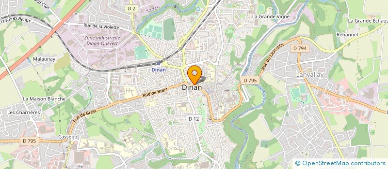 localisation de l'entreprise CLASS'DANSE à DINAN