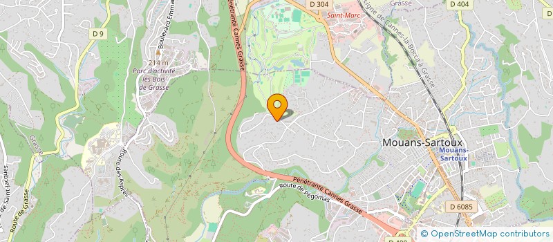 localisation de l'entreprise CLASS DRIVERS  MOUANS-SARTOUX