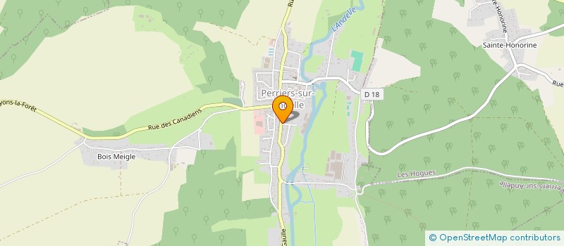 localisation de l'entreprise CLASS'FOOD  PERRIERS-SUR-ANDELLE