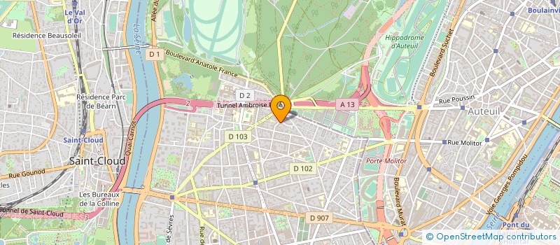 localisation de l'entreprise CLASS GYM à BOULOGNE-BILLANCOURT