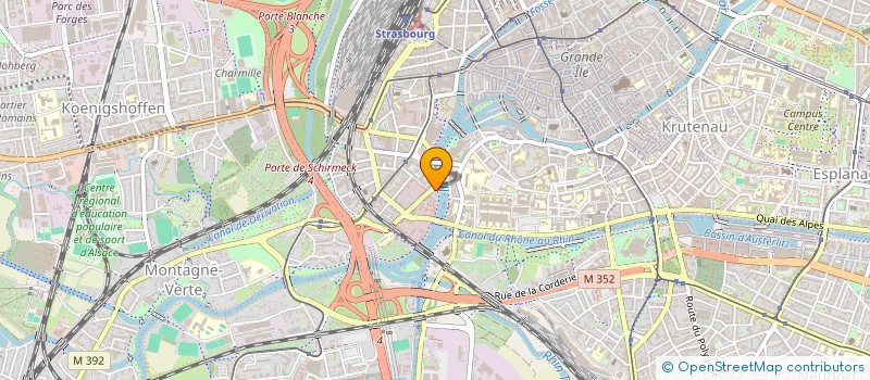 localisation de l'entreprise CLASS'IMMO  STRASBOURG