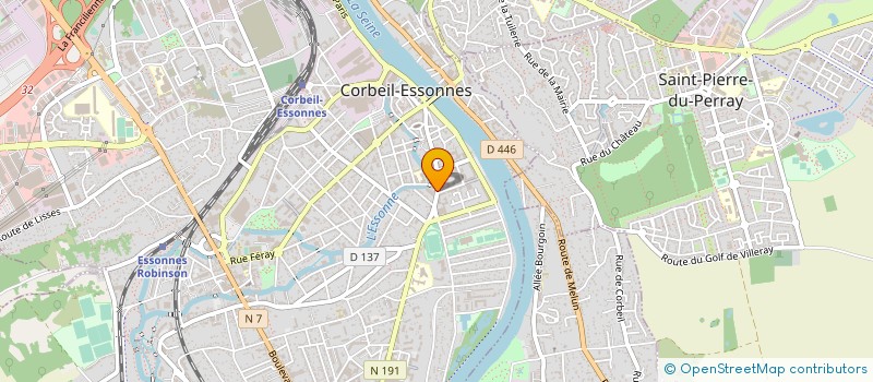localisation de l'entreprise CLASS PIZZA à CORBEIL-ESSONNES