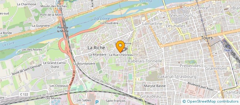 localisation de l'entreprise CLASS SARL à LA RICHE