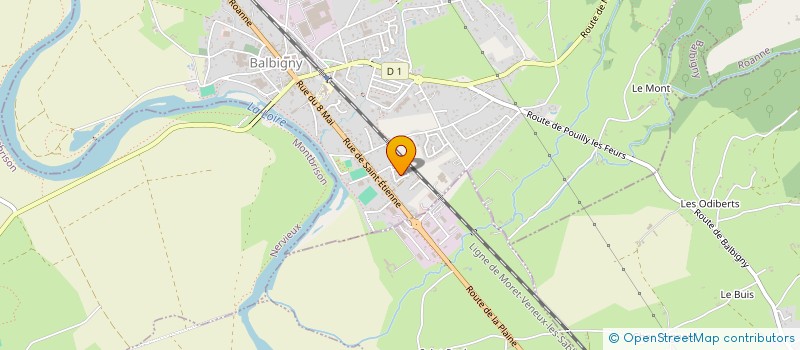 localisation de l'entreprise CLASSARDS 2007 BALBIGNY  BALBIGNY