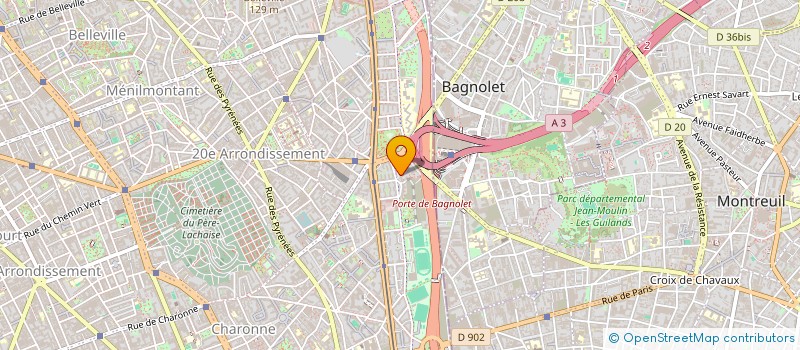 localisation de l'entreprise CLASSART  PARIS