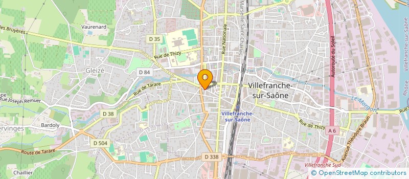 localisation de l'entreprise CLASSE 1982 DE VILLEFRANCHE  VILLEFRANCHE-SUR-SAONE