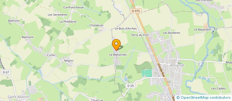 localisation de l'entreprise CLASSE 2006 ATTIGNAT  ATTIGNAT