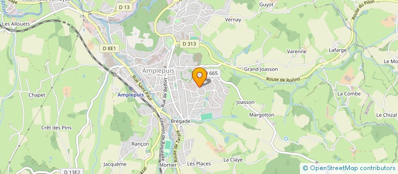 localisation de l'entreprise CLASSE 2007 D'AMPLEPUIS 20 ANS AMPLEPUIS  AMPLEPUIS