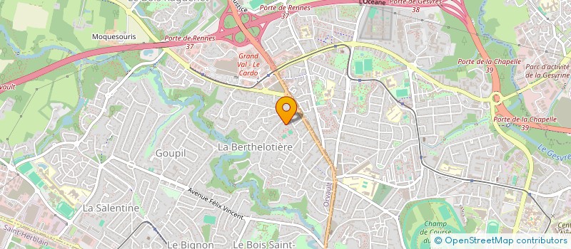 localisation de l'entreprise CLASSE AFFAIRES 44 à ORVAULT