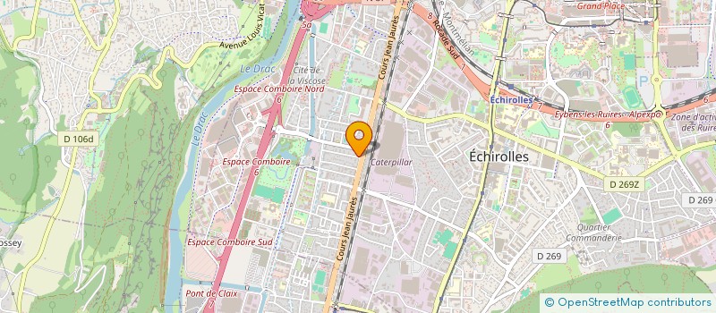 localisation de l'entreprise CLASSE CAR à ECHIROLLES