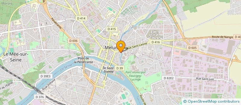localisation de l'entreprise CLASSE COIFFURE à MELUN