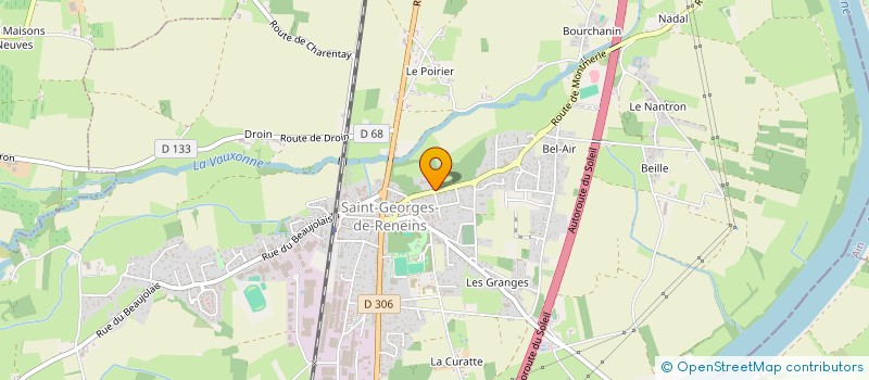 localisation de l'entreprise CLASSE EN 2020  SAINT-GEORGES-DE-RENEINS