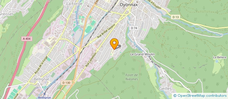 localisation de l'entreprise CLASSE EN 5 D'OYONNAX à OYONNAX
