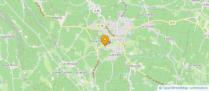 localisation de l'entreprise CLASSE EN 5 DE REGNIE DURETTE  VILLIE-MORGON