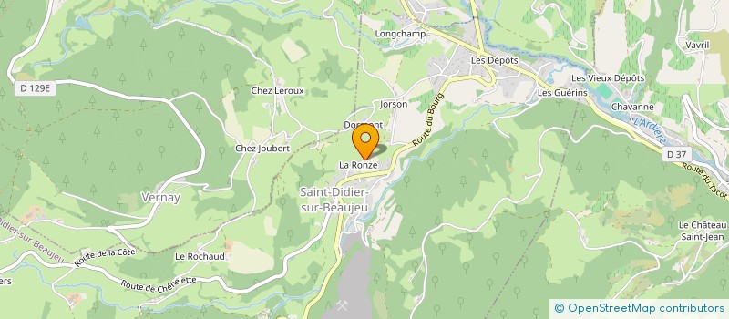 localisation de l'entreprise CLASSE EN 5 ST DIDIER/VERNAY  SAINT-DIDIER-SUR-BEAUJEU