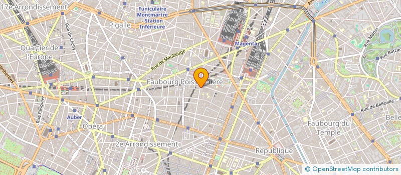 localisation de l'entreprise CLASSE FOURRURES à PARIS