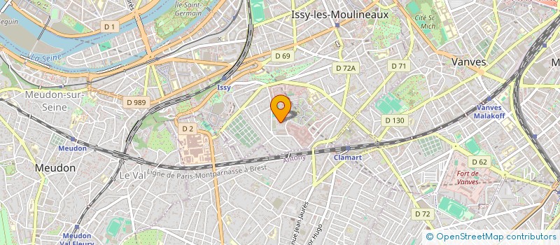 localisation de l'entreprise CLASSE J 2 à ISSY-LES-MOULINEAUX
