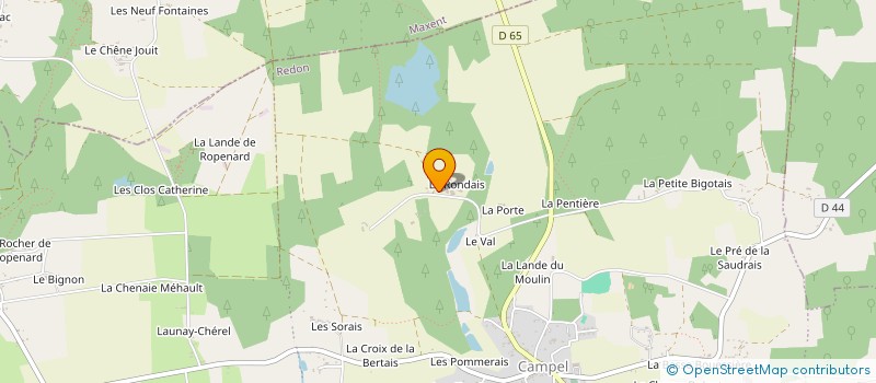 localisation de l'entreprise CLASSE5 VAL D'ANAST  VAL D'ANAST