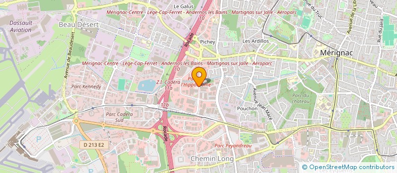 localisation de l'entreprise CLASSEA à MERIGNAC