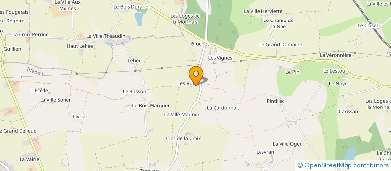 localisation de l'entreprise CLASSES 5  IFFENDIC