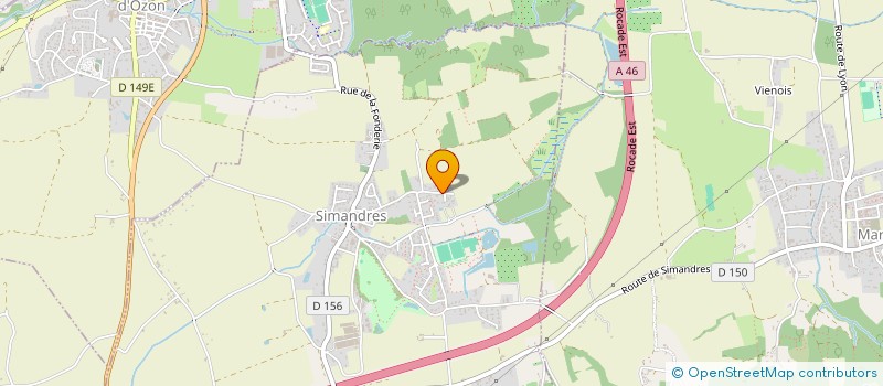 localisation de l'entreprise CLASSES EN 3  SIMANDRES