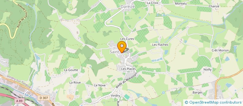 localisation de l'entreprise CLASSES EN 3 DES OLMES  VINDRY-SUR-TURDINE