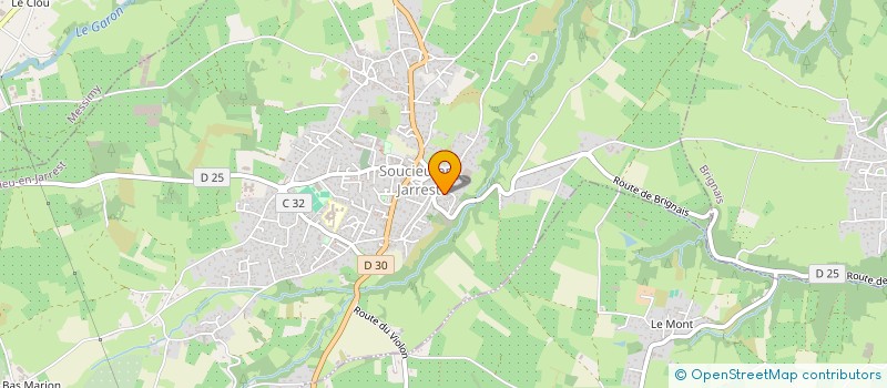 localisation de l'entreprise CLASSES EN 5 DE SOUCIEU EN JARREST  SOUCIEU-EN-JARREST