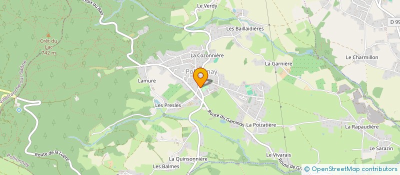 localisation de l'entreprise CLASSES EN 5 POLLIONNAY  POLLIONNAY