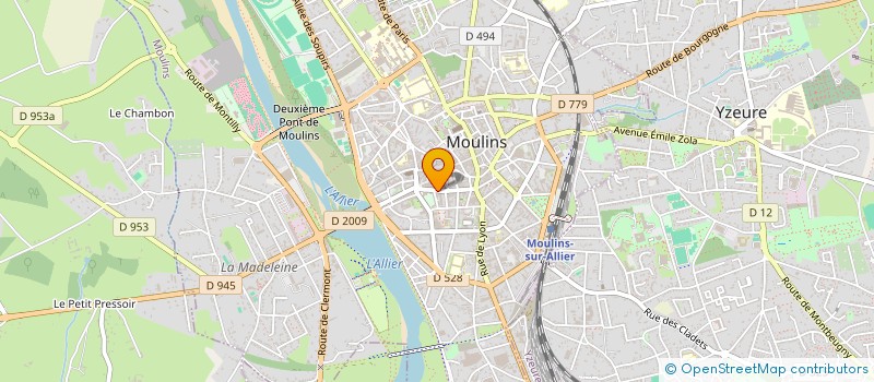 localisation de l'entreprise CLASSI  MOULINS