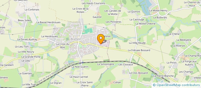 localisation de l'entreprise CLASSIC BREIZH AUTOS  BRETEIL